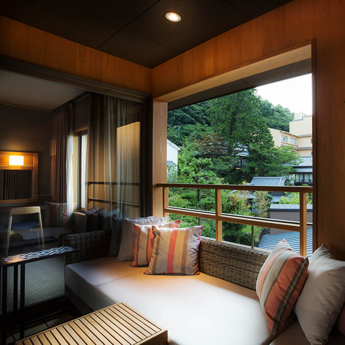 Japanese-Western Room with open-air bath Type A