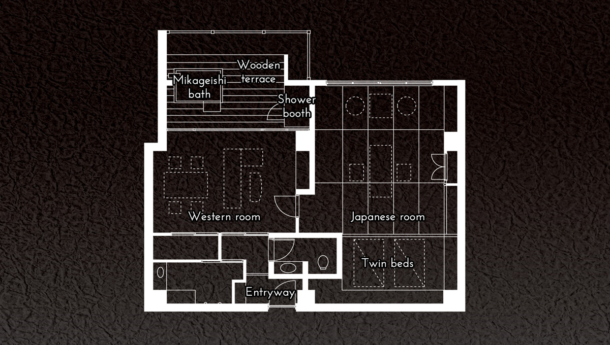 Fujimidai/Japanese-Western Room with open-air bath