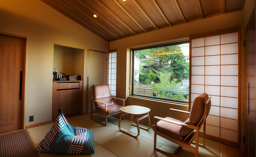 Japanese-Western Room with open-air bath Type B