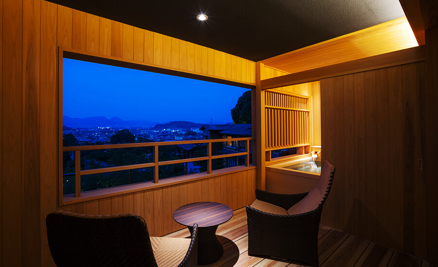 Japanese-Western Room with open-air bath Type C