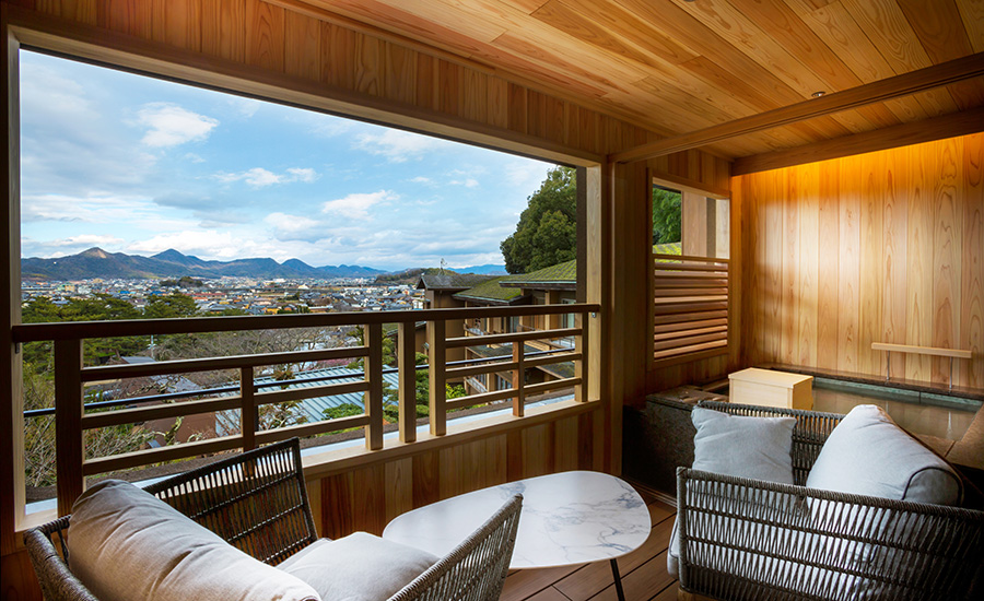 Japanese-Western Room with open-air bath Type D