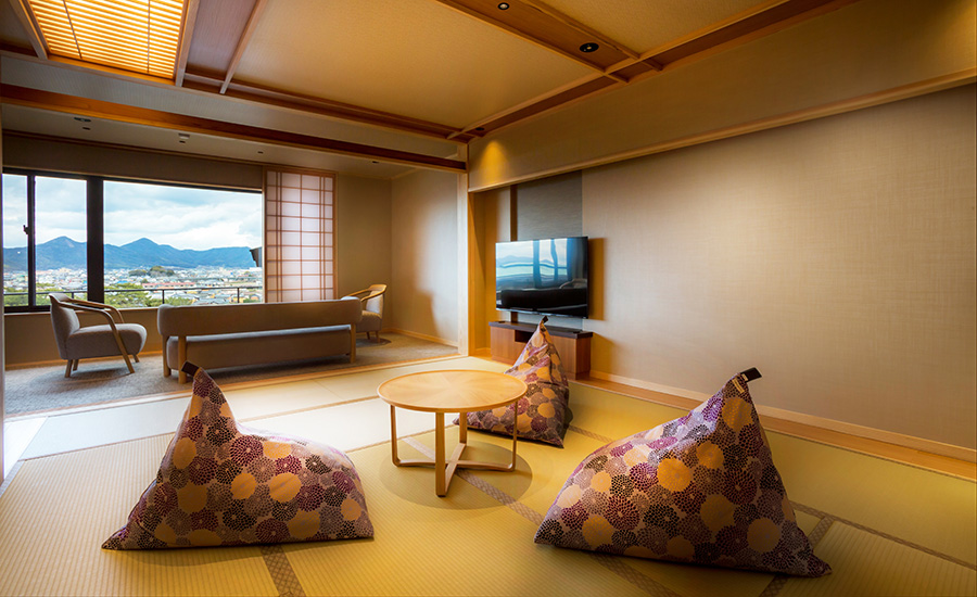 Japanese-Western Room with open-air bath Type D
