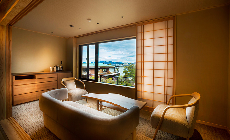 Japanese-Western Room with open-air bath Type D