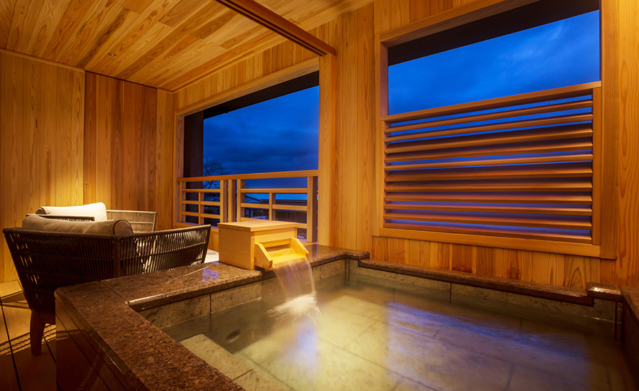 Japanese-Western Room with open-air bath Type D