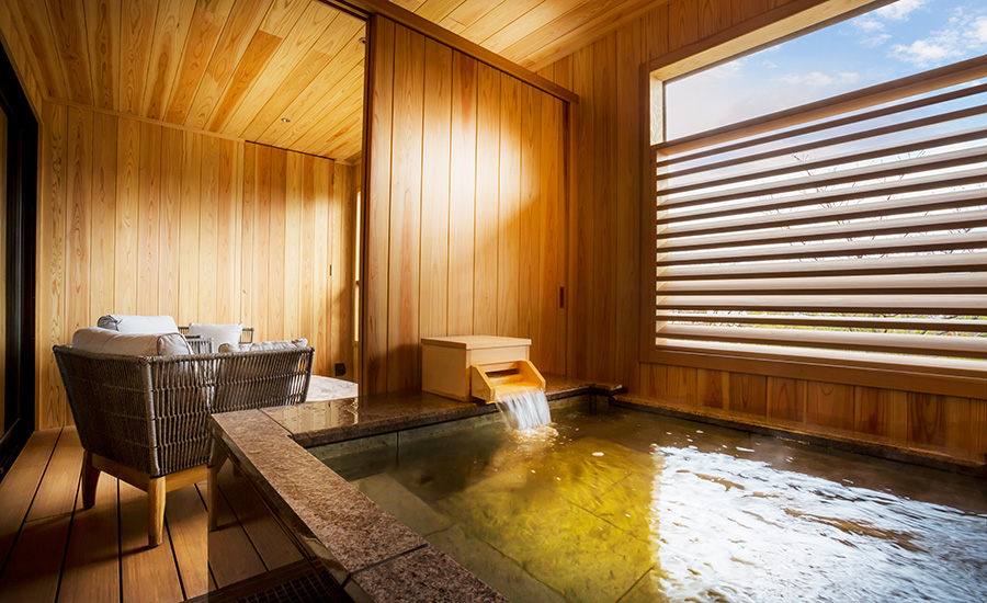 Japanese-Western Room with open-air bath Type E