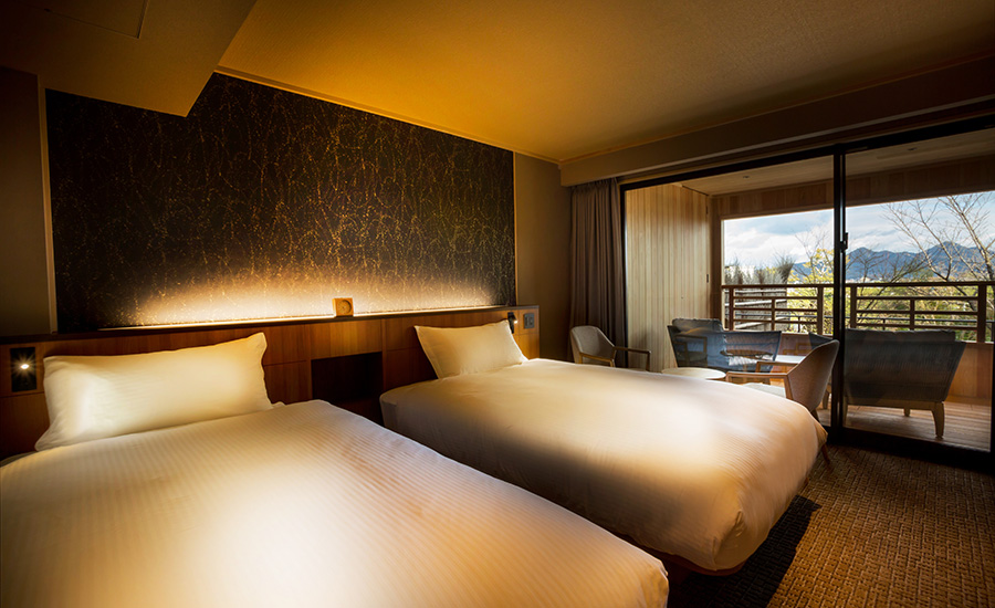 Japanese-Western Room with open-air bath Type E