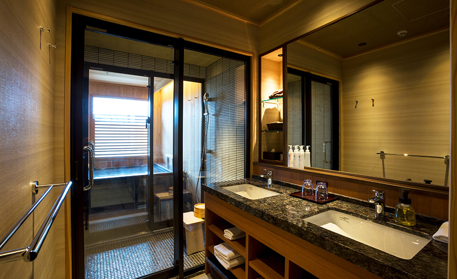 Japanese-Western Room with open-air bath Type E