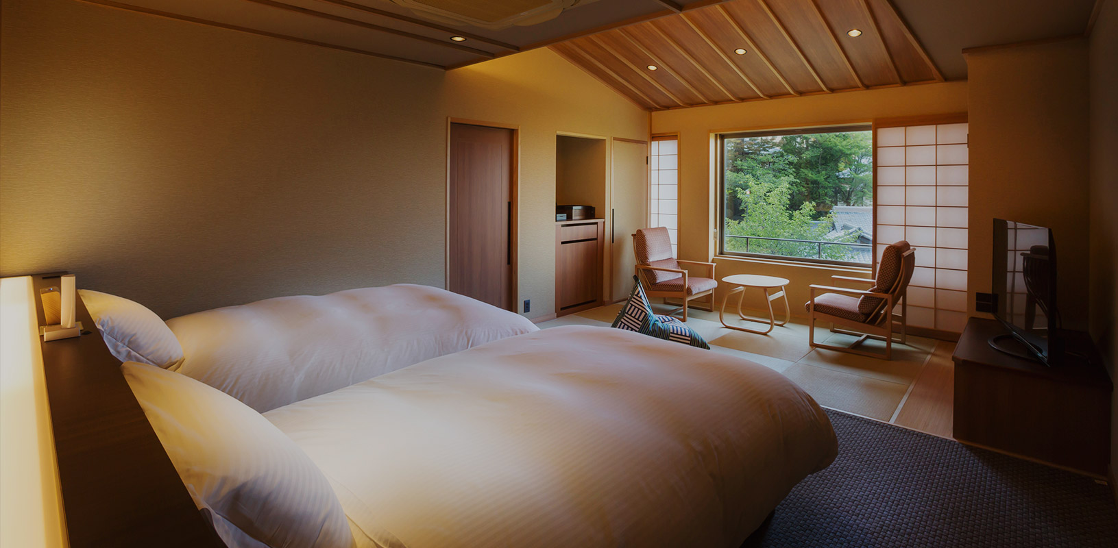 Japanese-Western Room with open-air bath Type B