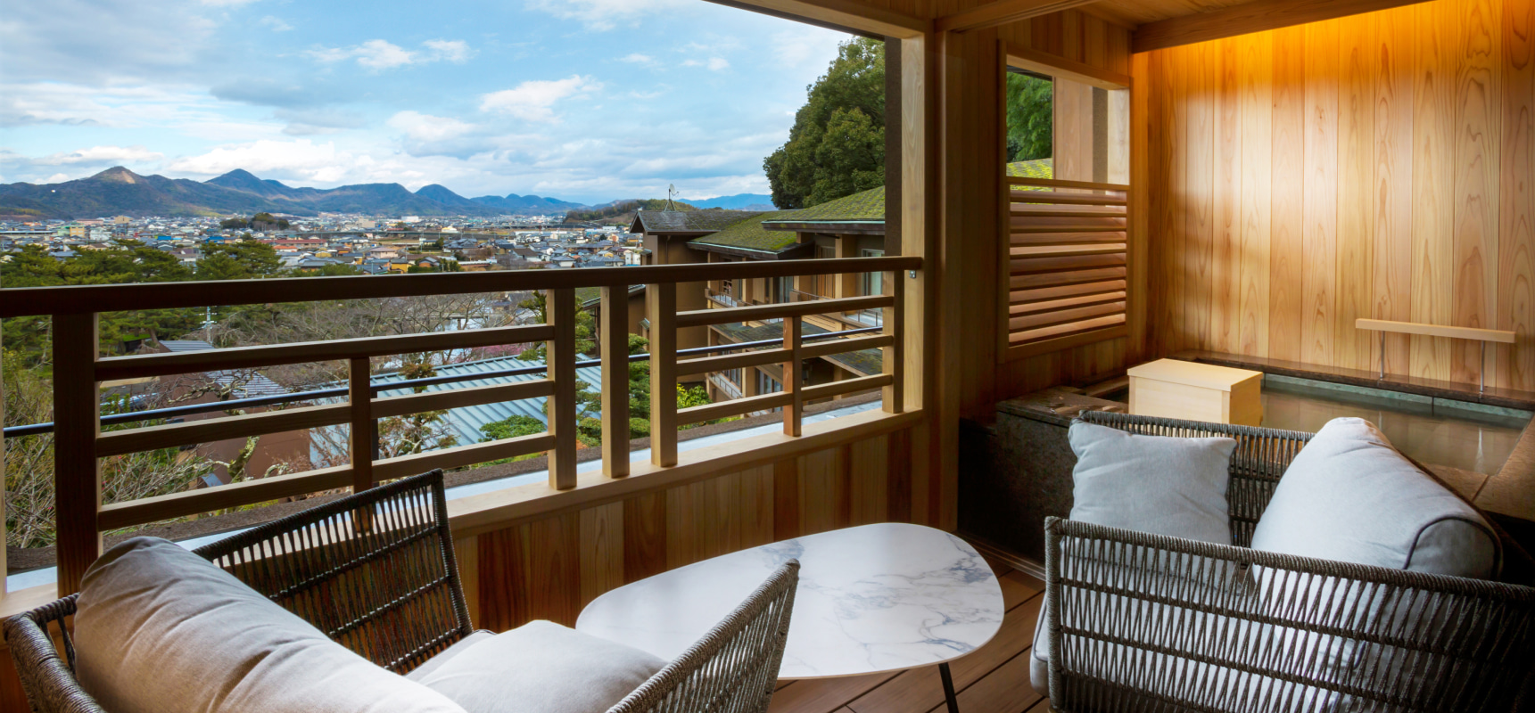 Japanese-Western Room with open-air bath Type D