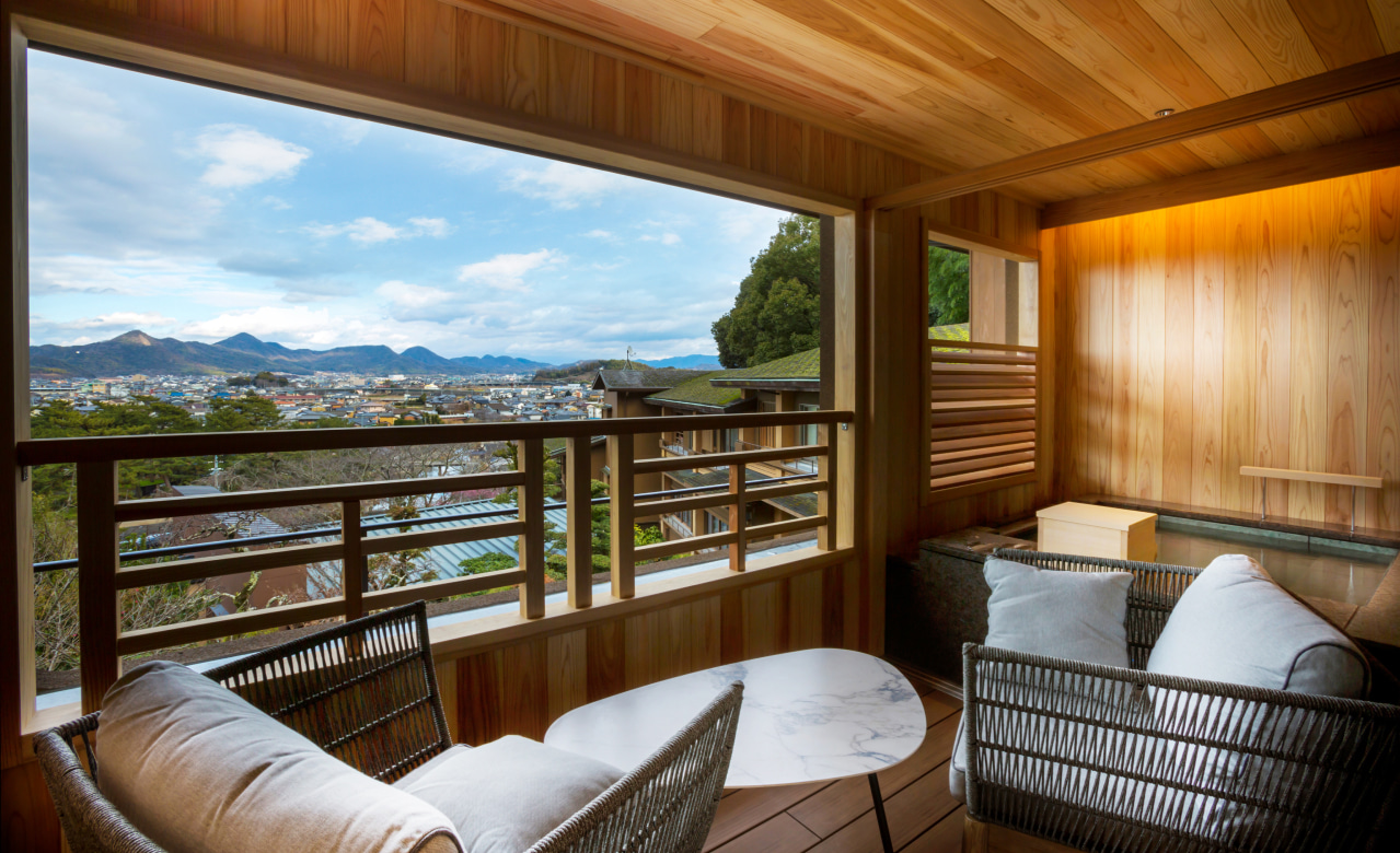 Japanese-Western Room with open-air bath Type D