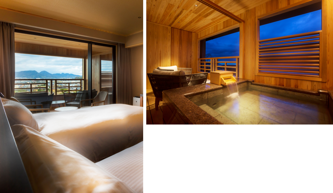 Japanese-Western Room with open-air bath Type D