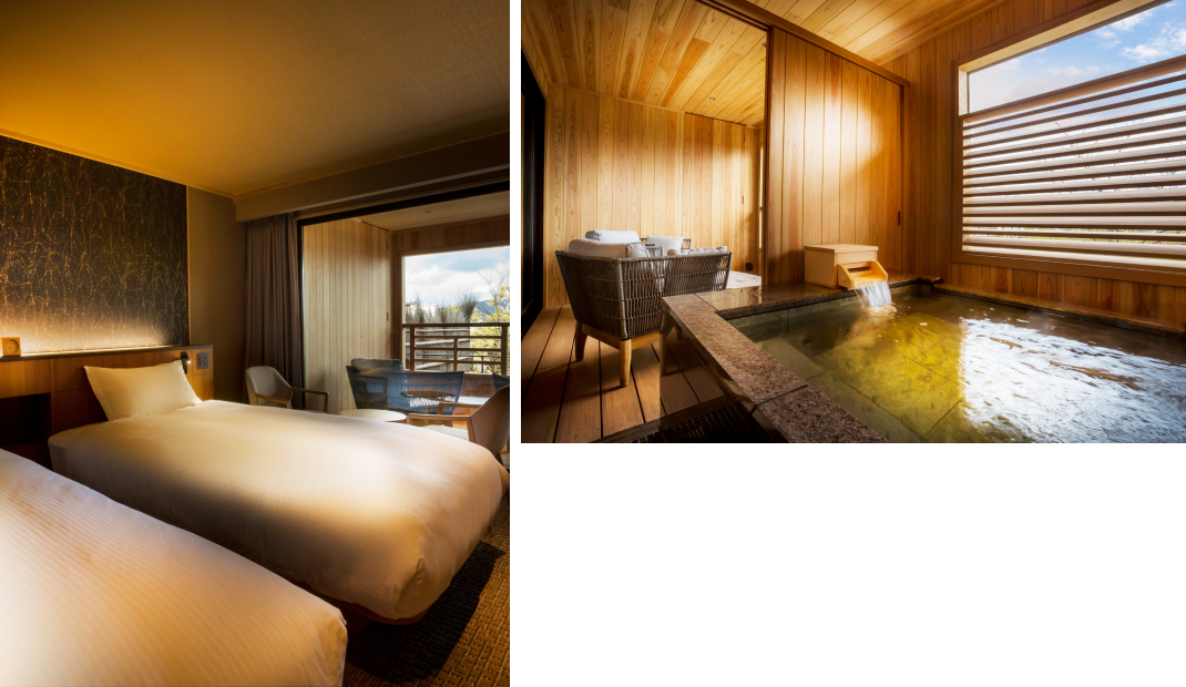 Japanese-Western Room with open-air bath Type E