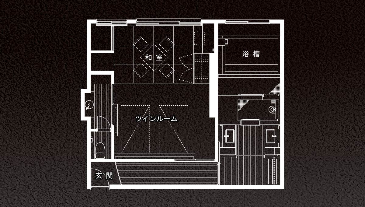 山翠閣/専有露天風呂付和洋室B