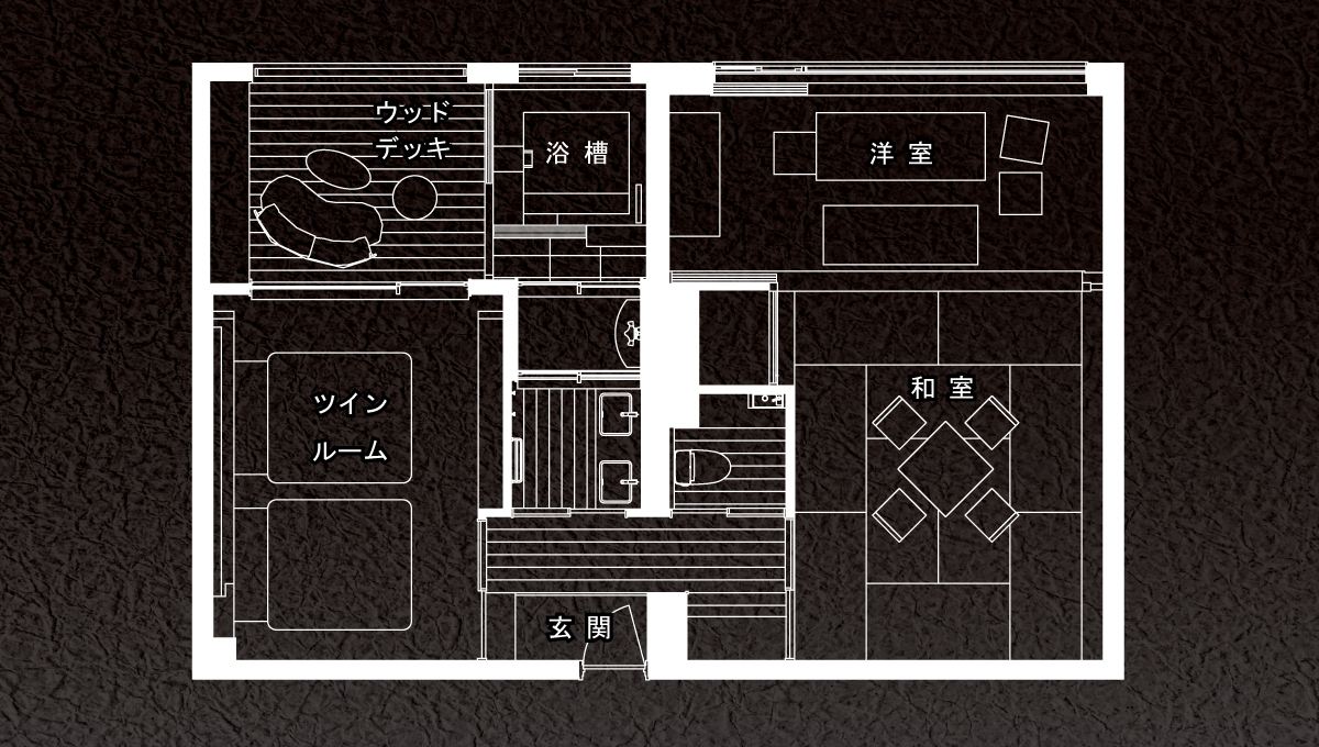 山翠閣/専有露天風呂付和洋室D